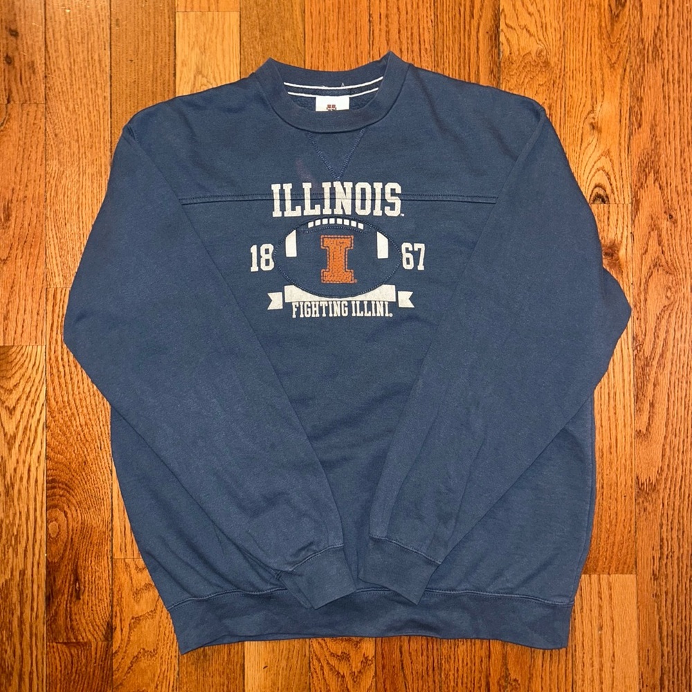 Illinois Fighting Illini Football ESPN Vintage Crewneck Size Large